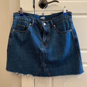 Denim skirt, mini